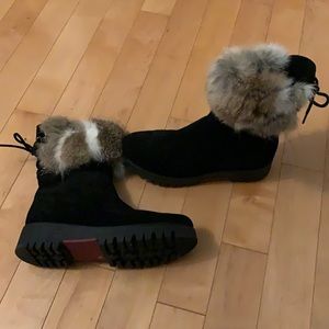 Manas size 39 boot with fur